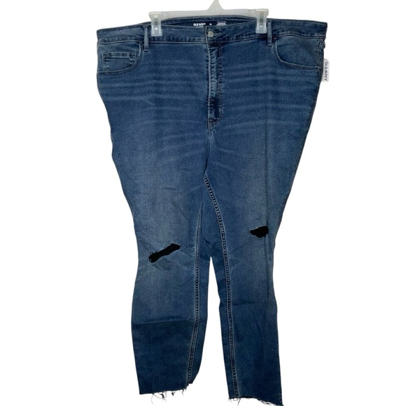Old Navy Denim - Old Navy Size 26 Jeans EXTRA HIGH RISE ROCKSTAR SUPER SKINNY 360 STRETCH